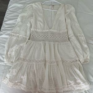 Free people white lace dress